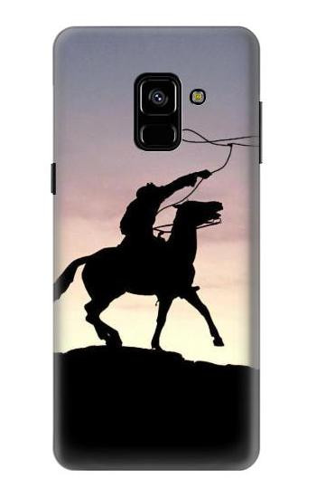 S0773 Cowboy Hülle Schutzhülle Taschen für Samsung Galaxy A8 (2018)