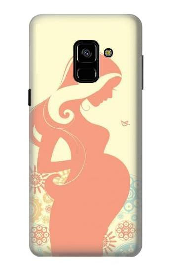 S0815 Pregnant Art Hülle Schutzhülle Taschen für Samsung Galaxy A8 (2018)