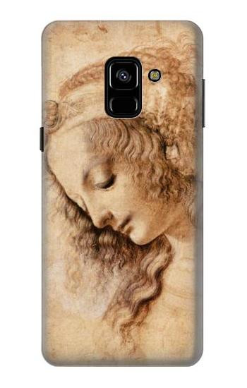 S1045 Leonardo da Vinci Woman's Head Hülle Schutzhülle Taschen für Samsung Galaxy A8 (2018)