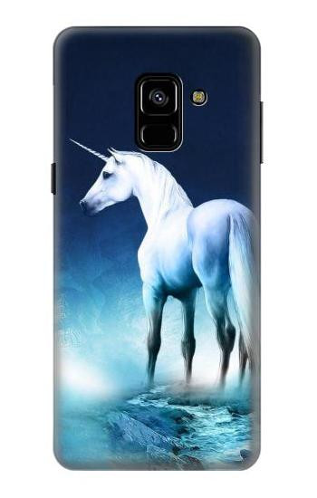 S1130 Unicorn Horse Hülle Schutzhülle Taschen für Samsung Galaxy A8 (2018)
