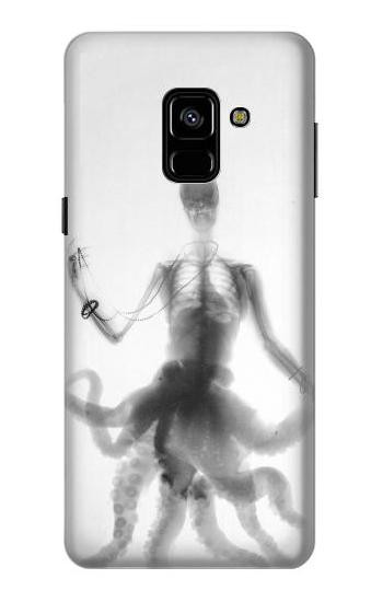 S1432 Skull Octopus X-ray Hülle Schutzhülle Taschen für Samsung Galaxy A8 (2018)