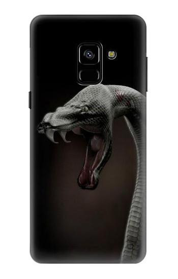 S1597 Black Mamba Snake Hülle Schutzhülle Taschen für Samsung Galaxy A8 (2018)