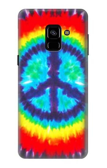 S1870 Tie Dye Peace Hülle Schutzhülle Taschen für Samsung Galaxy A8 (2018)