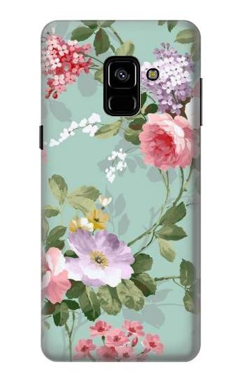 S2178 Flower Floral Art Painting Hülle Schutzhülle Taschen für Samsung Galaxy A8 (2018)