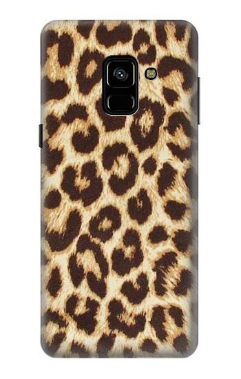 S2204 Leopard Pattern Graphic Printed Hülle Schutzhülle Taschen für Samsung Galaxy A8 (2018)