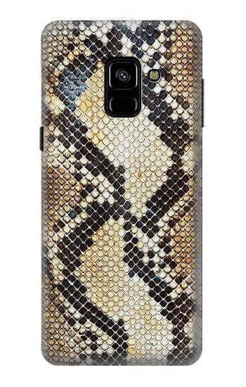S2703 Snake Skin Texture Graphic Printed Hülle Schutzhülle Taschen für Samsung Galaxy A8 (2018)