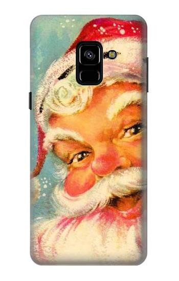 S2840 Christmas Vintage Santa Hülle Schutzhülle Taschen für Samsung Galaxy A8 (2018)
