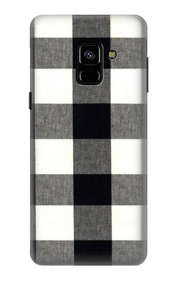 S2842 Black and White Buffalo Check Pattern Hülle Schutzhülle Taschen für Samsung Galaxy A8 (2018)