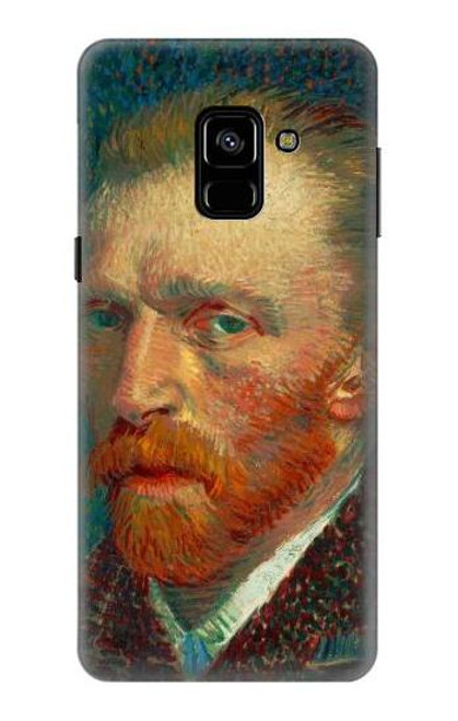 S3335 Vincent Van Gogh Self Portrait Hülle Schutzhülle Taschen für Samsung Galaxy A8 (2018)