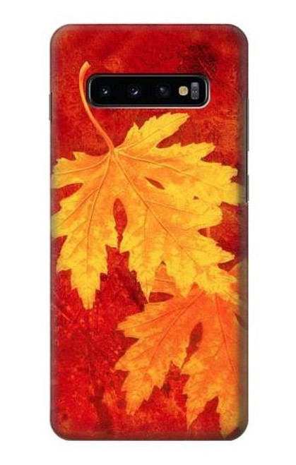 S0479 Maple Leaf Hülle Schutzhülle Taschen für Samsung Galaxy S10 Plus