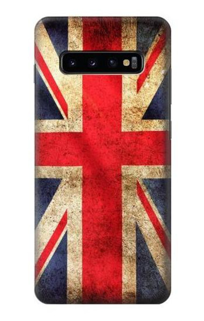 S2303 British UK Vintage Flag Hülle Schutzhülle Taschen für Samsung Galaxy S10 Plus
