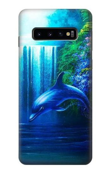 S0385 Dolphin Hülle Schutzhülle Taschen für Samsung Galaxy S10