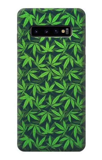 S2666 Marijuana Pattern Hülle Schutzhülle Taschen für Samsung Galaxy S10
