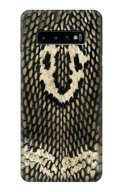 S2711 King Cobra Snake Skin Graphic Printed Hülle Schutzhülle Taschen für Samsung Galaxy S10