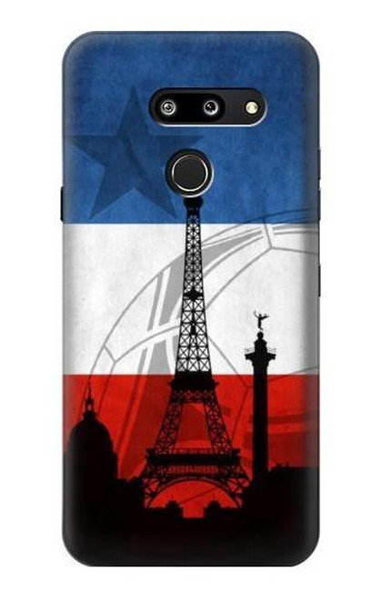 S2980 France Football Soccer Euro 2016 Hülle Schutzhülle Taschen für LG G8 ThinQ