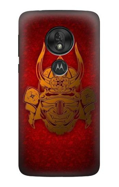 S0820 Samurai Helmet Hülle Schutzhülle Taschen für Motorola Moto G7 Play