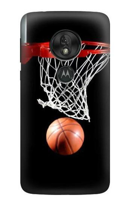 S0066 Basketball Hülle Schutzhülle Taschen für Motorola Moto G7 Power