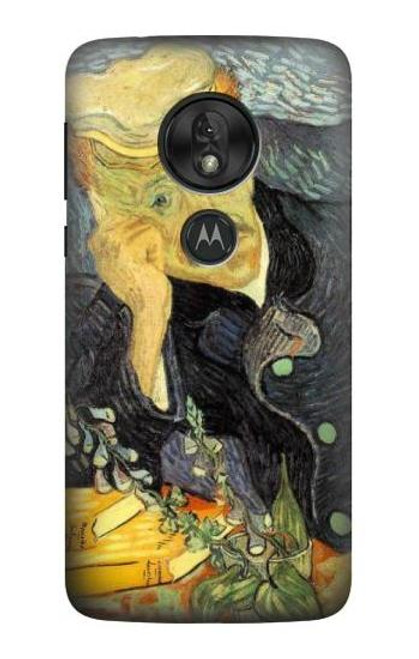 S0212 Van Gogh Portrait of Dr. Gachet Hülle Schutzhülle Taschen für Motorola Moto G7 Power S0212 Van Gogh Portrait of Dr. Gachet Hülle Schutzhülle Taschen für Motorola Moto G7 Power
