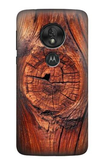 S0603 Wood Graphic Printed Hülle Schutzhülle Taschen für Motorola Moto G7 Power