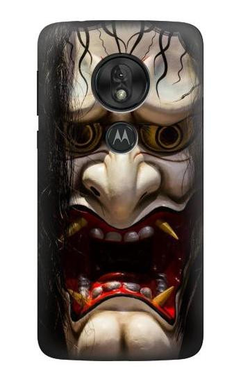 S2112 Hannya Demon Hülle Schutzhülle Taschen für Motorola Moto G7 Power