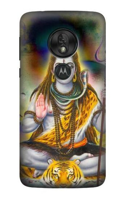S2287 Lord Shiva Hindu God Hülle Schutzhülle Taschen für Motorola Moto G7 Power