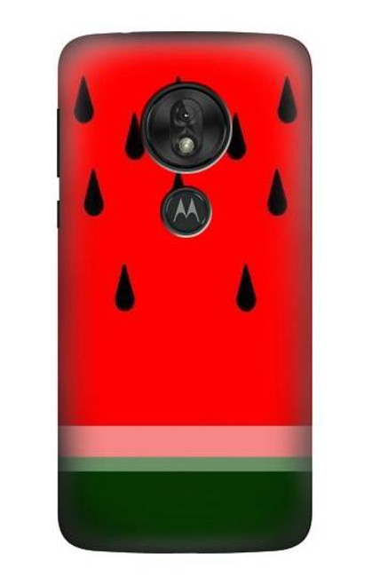 S2403 Watermelon Hülle Schutzhülle Taschen für Motorola Moto G7 Power