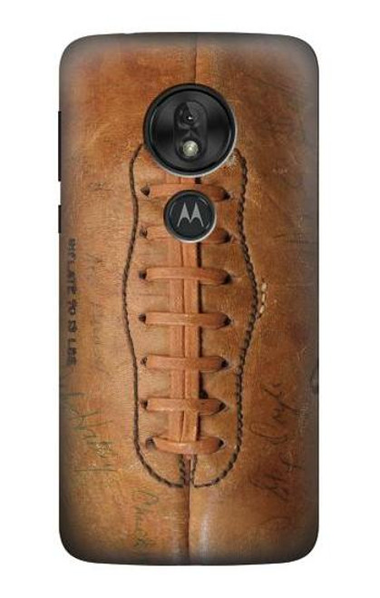 S2554 Vintage Old Ball Hülle Schutzhülle Taschen für Motorola Moto G7 Power