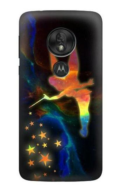 S2583 Tinkerbell Magic Sparkle Hülle Schutzhülle Taschen für Motorola Moto G7 Power
