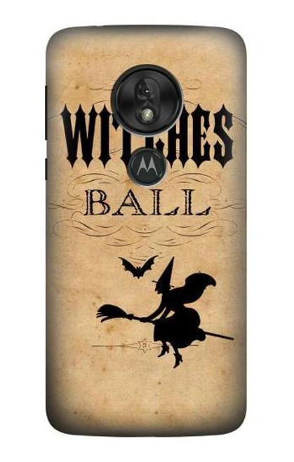 S2648 Vintage Halloween The Witches Ball Hülle Schutzhülle Taschen für Motorola Moto G7 Power