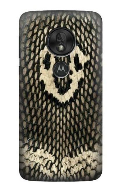 S2711 King Cobra Snake Skin Graphic Printed Hülle Schutzhülle Taschen für Motorola Moto G7 Power