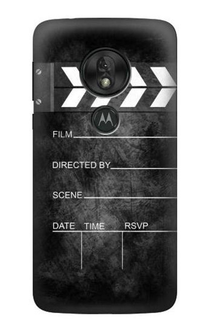 S2919 Vintage Director Clapboard Hülle Schutzhülle Taschen für Motorola Moto G7 Power