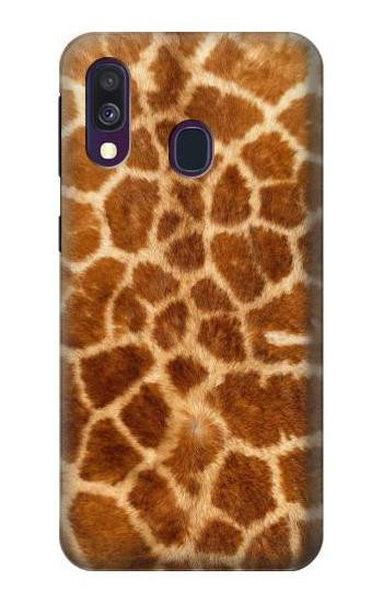 S0422 Giraffe Skin Hülle Schutzhülle Taschen für Samsung Galaxy A40