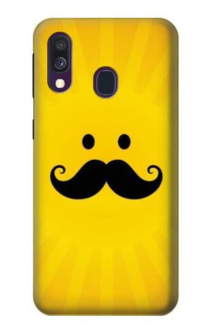 S1145 Yellow Mustache Sun Hülle Schutzhülle Taschen für Samsung Galaxy A40