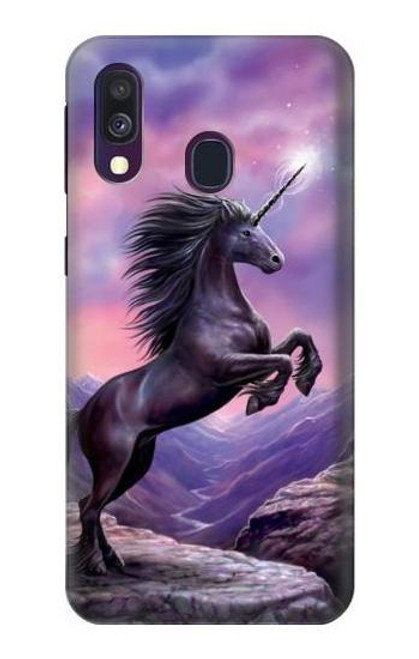 S1461 Unicorn Fantasy Horse Hülle Schutzhülle Taschen für Samsung Galaxy A40