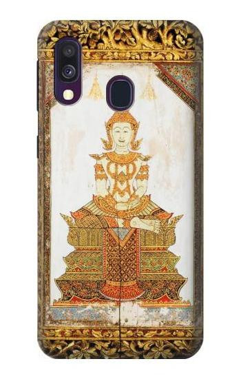 S1511 Thai Emerald Art Hülle Schutzhülle Taschen für Samsung Galaxy A40