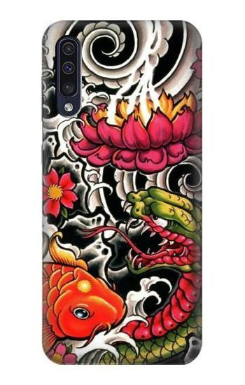 S0605 Yakuza Tattoo Hülle Schutzhülle Taschen für Samsung Galaxy A50