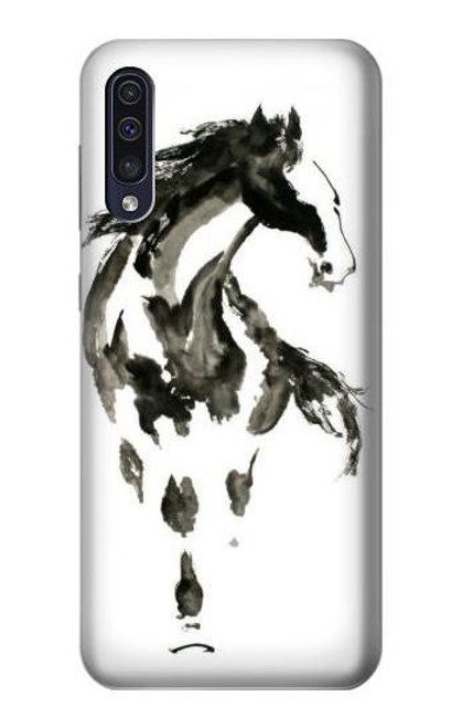 S1031 Horse Paintbrush Hülle Schutzhülle Taschen für Samsung Galaxy A50