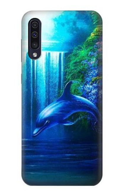S0385 Dolphin Hülle Schutzhülle Taschen für Samsung Galaxy A70
