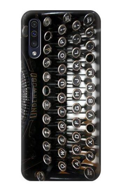 S0620 Typewriter Hülle Schutzhülle Taschen für Samsung Galaxy A70