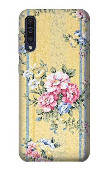 S2229 Vintage Flowers Hülle Schutzhülle Taschen für Samsung Galaxy A70
