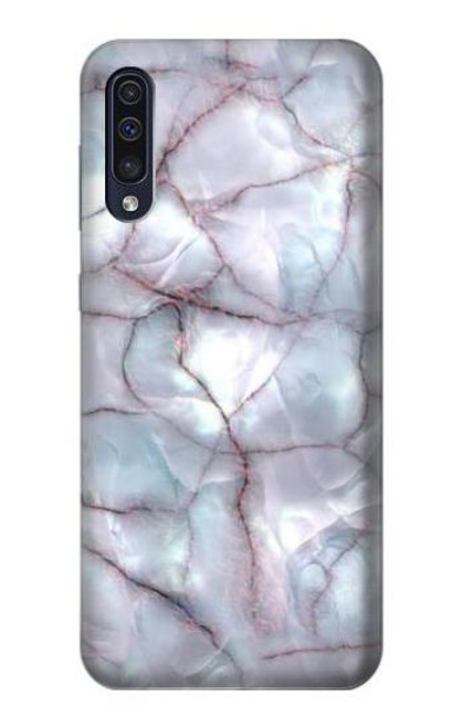 S2316 Dark Blue Marble Texture Graphic Print Hülle Schutzhülle Taschen für Samsung Galaxy A70