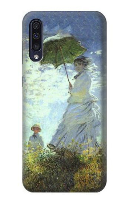 S2415 Claude Monet Woman with a Parasol Hülle Schutzhülle Taschen für Samsung Galaxy A70