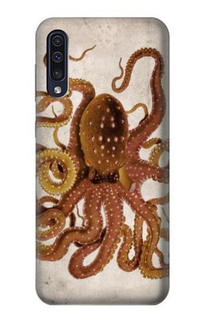 S2801 Vintage Octopus Hülle Schutzhülle Taschen für Samsung Galaxy A70