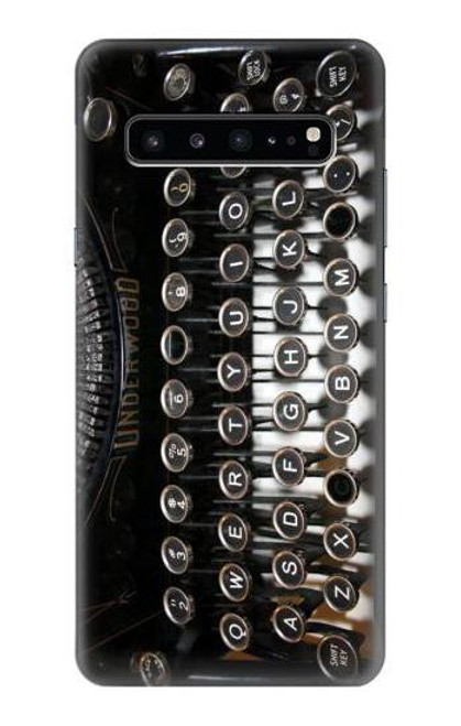 S0620 Typewriter Hülle Schutzhülle Taschen für Samsung Galaxy S10 5G