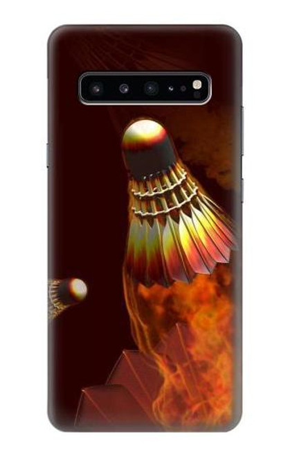 S1239 Badmintons Hülle Schutzhülle Taschen für Samsung Galaxy S10 5G