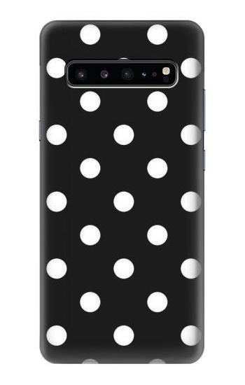 S2299 Black Polka Dots Hülle Schutzhülle Taschen für Samsung Galaxy S10 5G