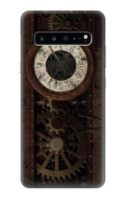 S3221 Steampunk Clock Gears Hülle Schutzhülle Taschen für Samsung Galaxy S10 5G