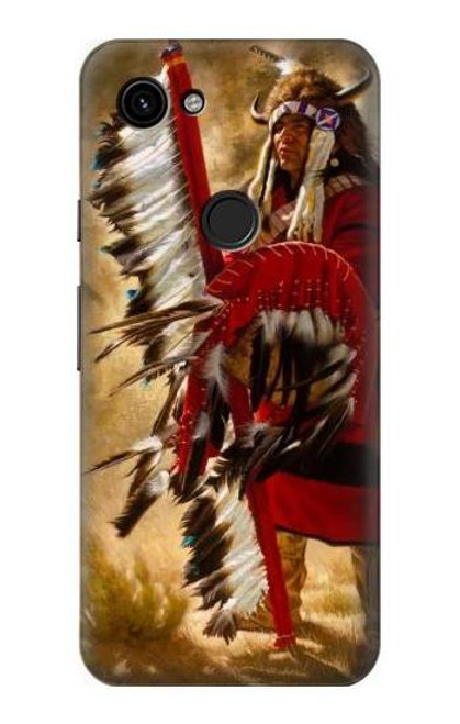 S0817 Red Indian Hülle Schutzhülle Taschen für Google Pixel 3a