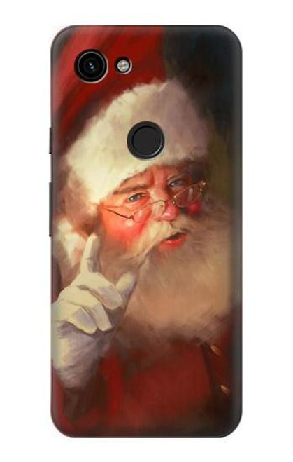 S1144 Xmas Santa Claus Hülle Schutzhülle Taschen für Google Pixel 3a