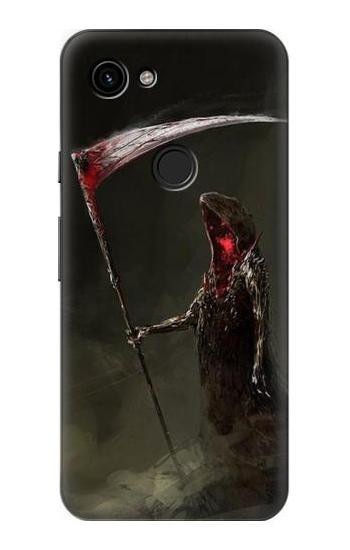 S1319 Grim Reaper Death Scythe Hülle Schutzhülle Taschen für Google Pixel 3a